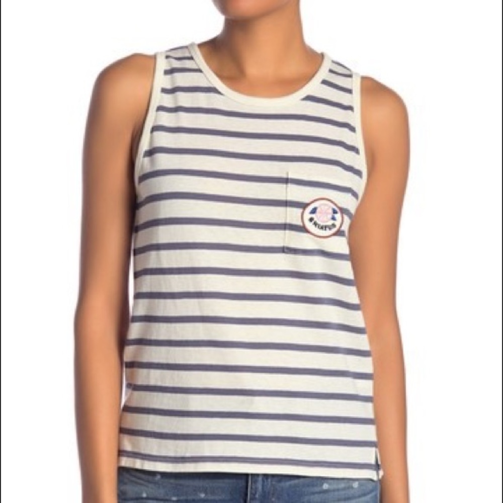 Madewell Hiatus Striped Tank Top